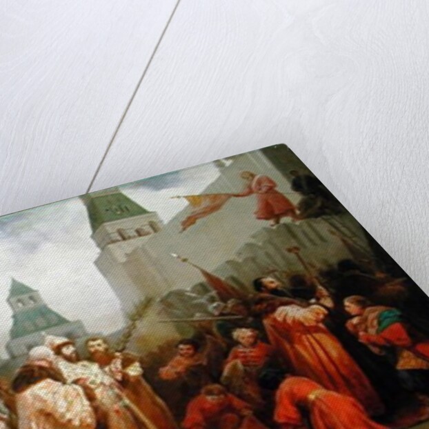 Palm Sunday Procession under the Reign of Tsar Alexis Romanov 1868 by Viatcheslav Grigorievitch Schwarz