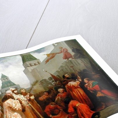 Palm Sunday Procession under the Reign of Tsar Alexis Romanov 1868 by Viatcheslav Grigorievitch Schwarz