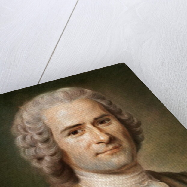 Jean-Jacques Rousseau, 1753 by Maurice Quentin de la (after) Tour