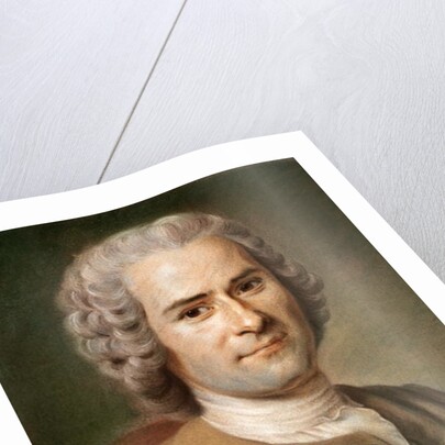 Jean-Jacques Rousseau, 1753 by Maurice Quentin de la (after) Tour