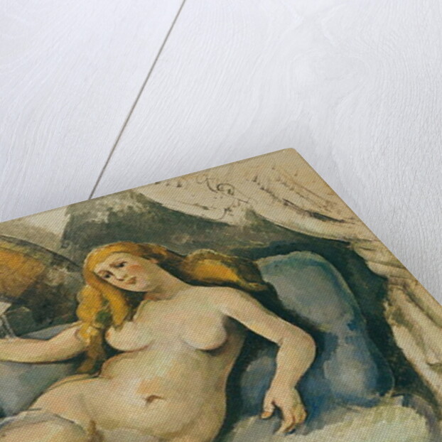 Female Nude on a Sofa by Paul Cezanne