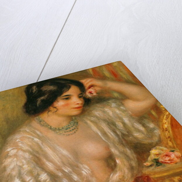 Gabrielle with Jewellery, 1910 by Pierre Auguste Renoir