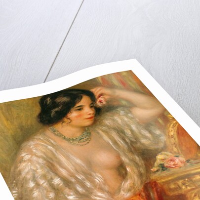 Gabrielle with Jewellery, 1910 by Pierre Auguste Renoir
