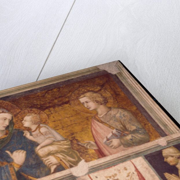 Virgin and Child with St. Francis and St. John the Evangelist by Pietro Lorenzetti