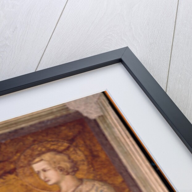 Virgin and Child with St. Francis and St. John the Evangelist by Pietro Lorenzetti