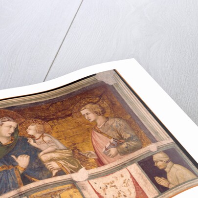 Virgin and Child with St. Francis and St. John the Evangelist by Pietro Lorenzetti