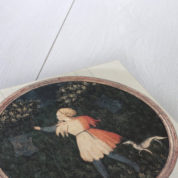 Young falconer, Florentine School by Master of the Judgement of Paris