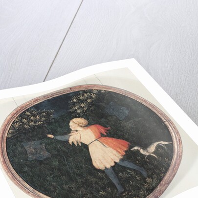 Young falconer, Florentine School by Master of the Judgement of Paris