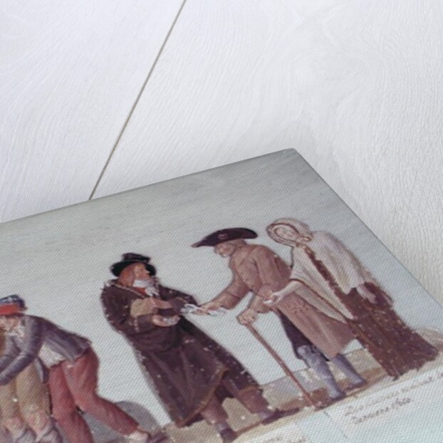 The Bread Famine and the Pawnbroker, c.1795-1796 by Lesueur Brothers