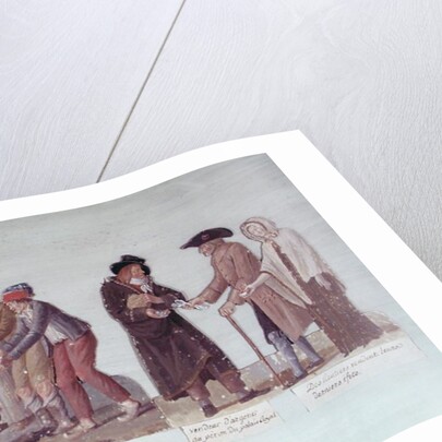 The Bread Famine and the Pawnbroker, c.1795-1796 by Lesueur Brothers