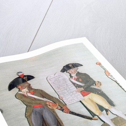 A Citizen Ready to Fight and a Citizen Carrying the Declaration of the Rights of Man by Lesueur Brothers