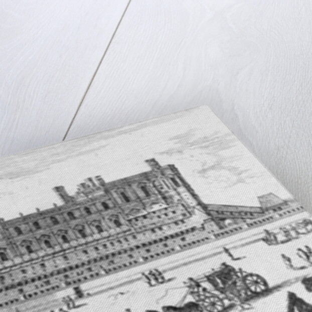 View of the Chateau de Saint-Germain-en-Laye, 1658 by Israel the Younger Silvestre