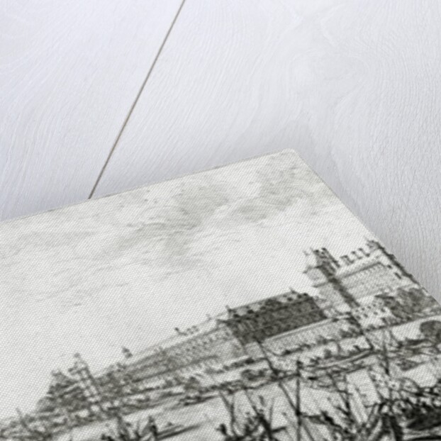 The Palais du Louvre and the Tour de Nesle by Israel the Younger Silvestre