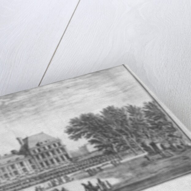 View of the Palais des Tuileries from the gardens by Israel the Younger Silvestre