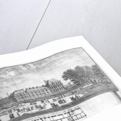 View of the Palais des Tuileries from the gardens by Israel the Younger Silvestre