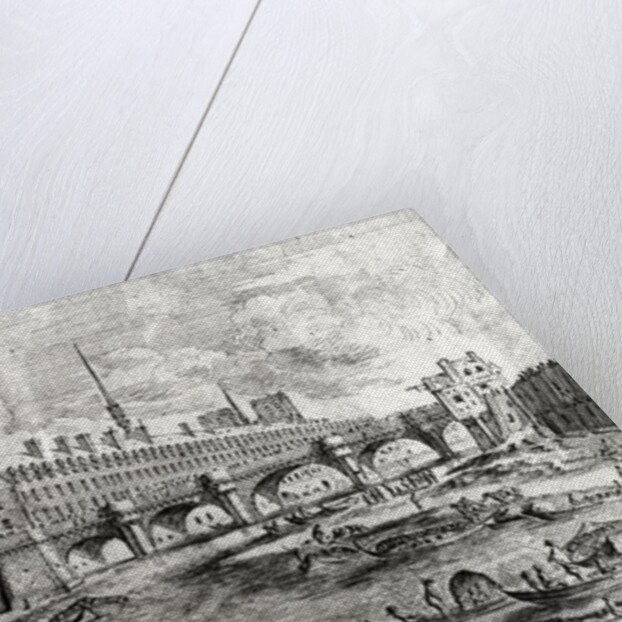 View of the Pont Neuf and the Isle du Palais, Paris by Israel the Younger Silvestre