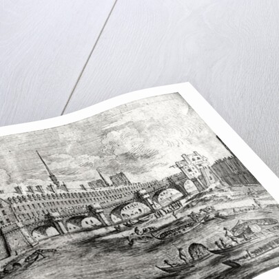 View of the Pont Neuf and the Isle du Palais, Paris by Israel the Younger Silvestre