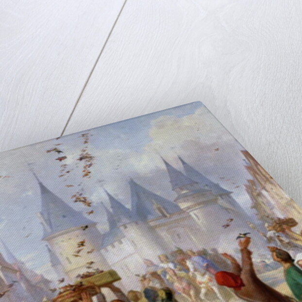 The Return of St. Louis and Blanche of Castille to Notre-Dame, Paris, before 1857 by Pierre Charles Marquis