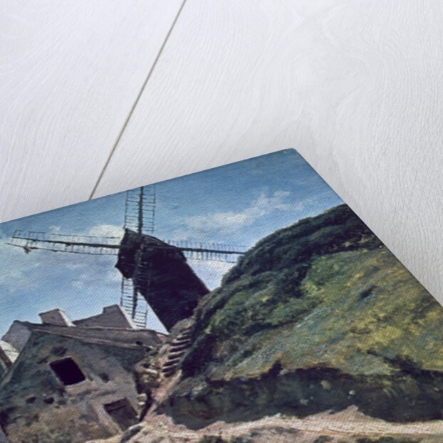 A Windmill at Montmartre, 1840-45 by Jean Baptiste Camille Corot