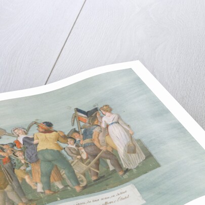 Fol.31 The Parisians going to the Champ de Mars, 1792 by Lesueur Brothers
