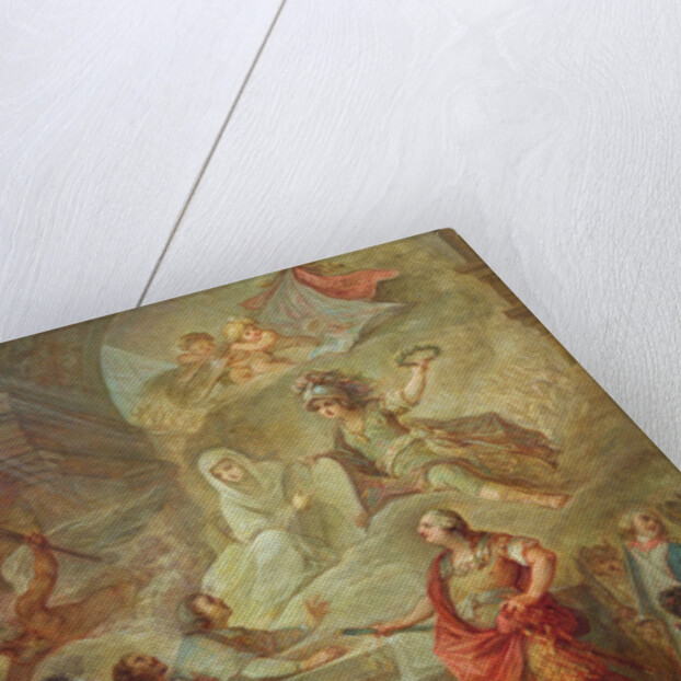 Louis XVI swearing loyalty to the constitution on the altar of the homeland by Nicolas Guy Brenet