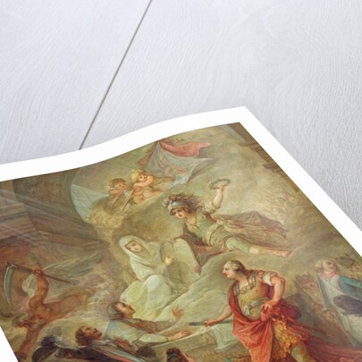 Louis XVI swearing loyalty to the constitution on the altar of the homeland by Nicolas Guy Brenet