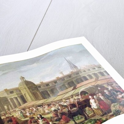 Les Halles, Paris by Nicolas-Bernard Lepicie