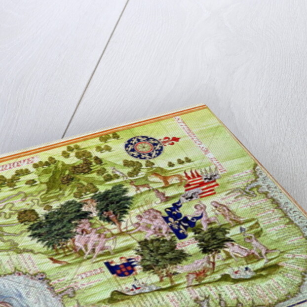 Fol.44v Map of Brasil by Guillaume Le Testu