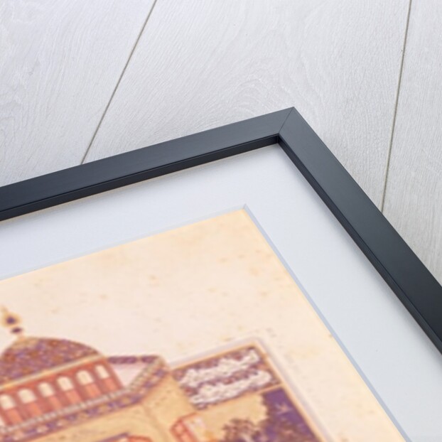 Khusrau in front of the Palace of Shirin by Islamic School