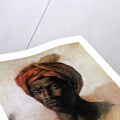Portrait of a Turk in a Turban, c.1826 by Ferdinand Victor Eugene Delacroix
