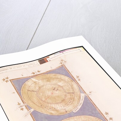 Ms 291 Tome 2 fol.297r Sundial of the miracle of Hezekiah by French School