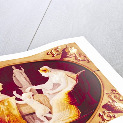 Marie-Louise of Austria guiding her son, with the ribbon of a medal of the Legion of Honour, towards a bust of Napoleon Bonaparte 1813 by Louis Bertin Parant