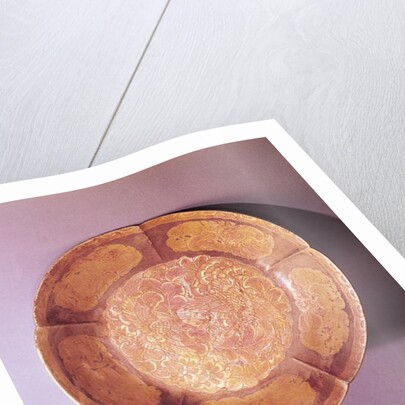 Engraved dish, Tang dynasty by School Chinese