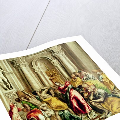 Jesus Driving the Merchants from the Temple, 1610-14 by El Greco