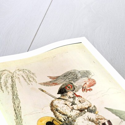 The New Robinson of St. Helena, 1815 by French School