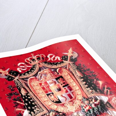 Coat of Arms of Italy, design for a tapestry, 1808 by Louis (after) Saint-Ange-Desmaisons