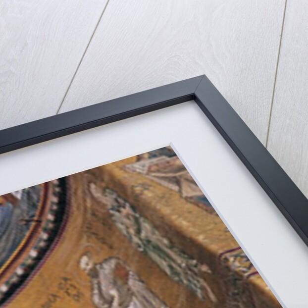 Madonna and Child Enthroned with Angels and Apostles by Byzantine School