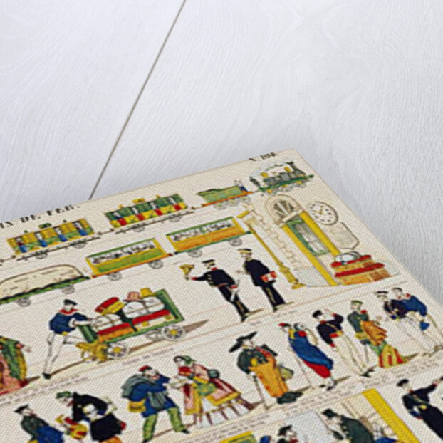 Rail Travel, c.1850 by French School