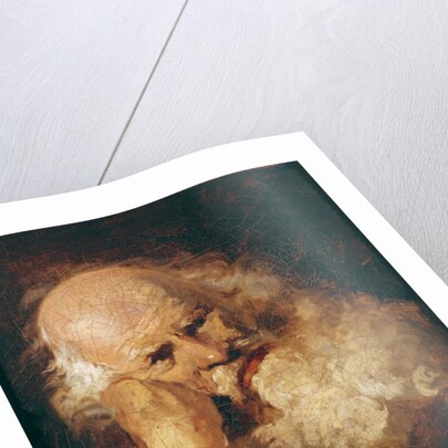 Head of an Old Man by Jean-Honore Fragonard