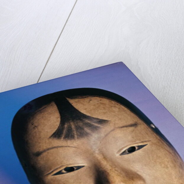 Noh theatre mask of a young boy called Kasshiki, 15th-19th century by School Japanese