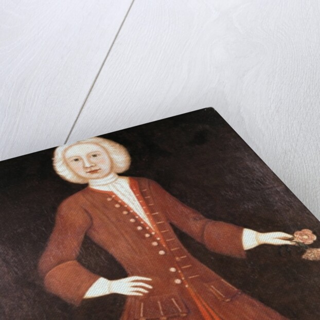 Portrait of Jonathan Bentham, c.1725 by American School