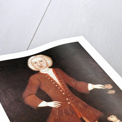 Portrait of Jonathan Bentham, c.1725 by American School