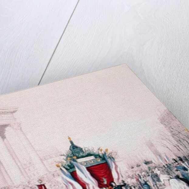 Funeral of the victims of the riots of February 1848 at the Church of La Madeleine, 4th March 1848 by Jean & Raunheim Hermann (1817-95) Naissant