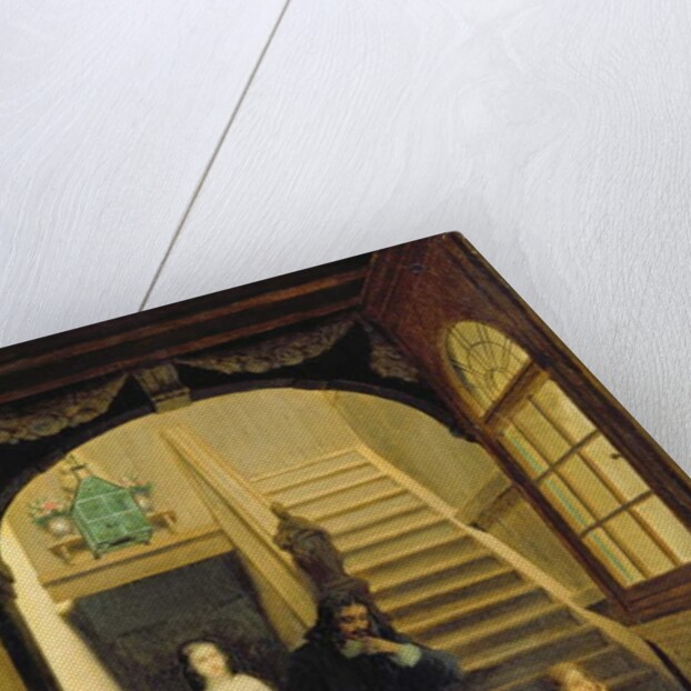 Scene from the Youth of Blaise Pascal 1860-70 by Louis Hector Leroux