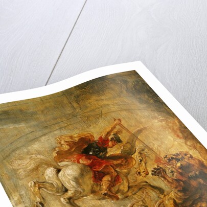 Bellerophon Riding Pegasus Fighting the Chimaera, 1635 by Peter Paul Rubens