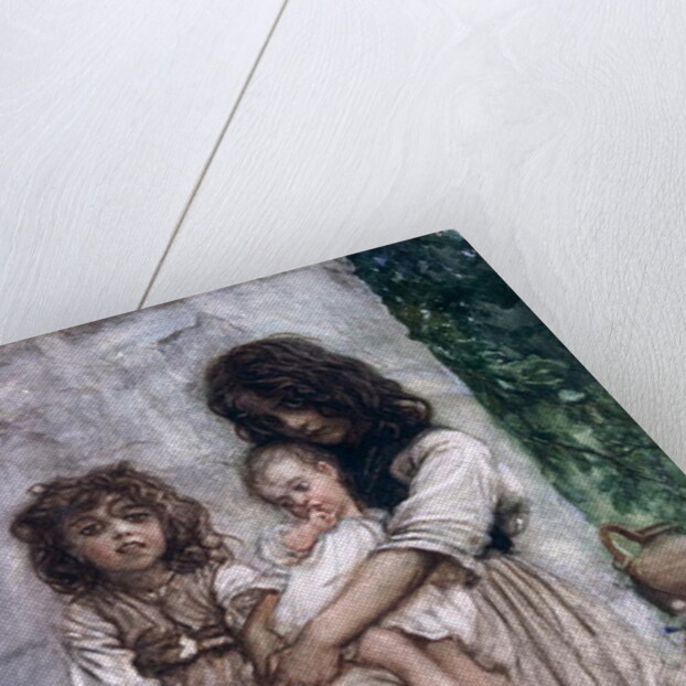 Young girls of Ischia by Antoine Auguste Ernest Herbert or Hebert