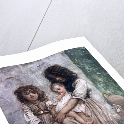 Young girls of Ischia by Antoine Auguste Ernest Herbert or Hebert