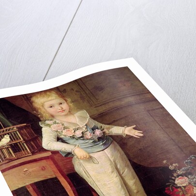 Portrait of a boy playing with a yo-yo, late 18th or early 19th centuries by Elisabeth Louise (style of) Vigee-Lebrun