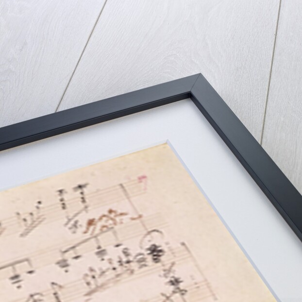 Score sheet of 'Moonlight Sonata' by Ludwig van Beethoven