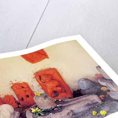 A shrine of a chapel on the Ganges by School Indian